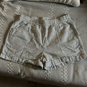 Old Navy Striped Linen-Blend Shorts